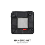 Camping Table Portable Hanging Net Basket M L XL Folding Table Storage Rack Mesh Bag Hook Holder for Outdoors Cookware Organizer