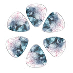 New 0.71/1.0Mm 12PCS Guitar Picks - Premium ABS Material with Smooth Finish, Dual-Sided Color Printing, Includes PP Storage Box