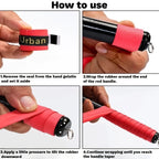 Tennis Racket Wrap Grip Rubber Pre-Cut Non-Slip, Sweat-Absorbing Hand Tape Badminton Pickleball Comfortable Cushion Grip