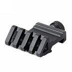 2Pcs 45 Degree Offset Picatinny Weaver 20mm Rail Mount, Side Scope Mount for Optics, Red Dot & Laser Sight