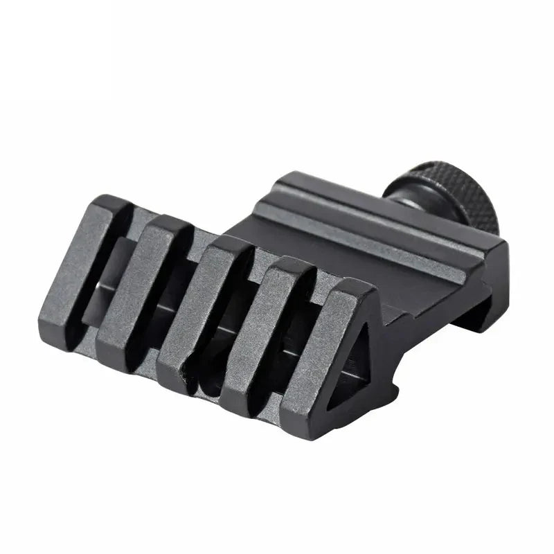 2Pcs 45 Degree Offset Picatinny Weaver 20mm Rail Mount, Side Scope Mount for Optics, Red Dot & Laser Sight