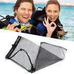 Water Sports Quick Dry Drawstring Net Bag, Portable Swim Dive Pack for Snorkelling Mask Flippers Camping Kayaking Hiking