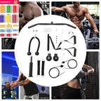 Cable Weight Pulley System for Home Gym Pulley System Gym with Safety Ropes Unisex-Adult Fitness Strength Training Equipment