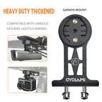 CYCLAMI Extended Out-Front Mount Bike Handlebar Bracket for Adapter Sports Action Camera Garmin XOSS G+ IGPSPORT RAVEMEN