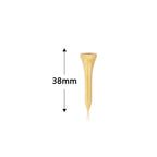 50pcs Bamboo Golf Tees More Durable and Stable TE003-Y