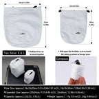 Soomloom Tyvek Storage Bag Set, Ultralight Tear-Resistant Organizer Bags for Hiking Camping Gear, Clothing Dust Sack