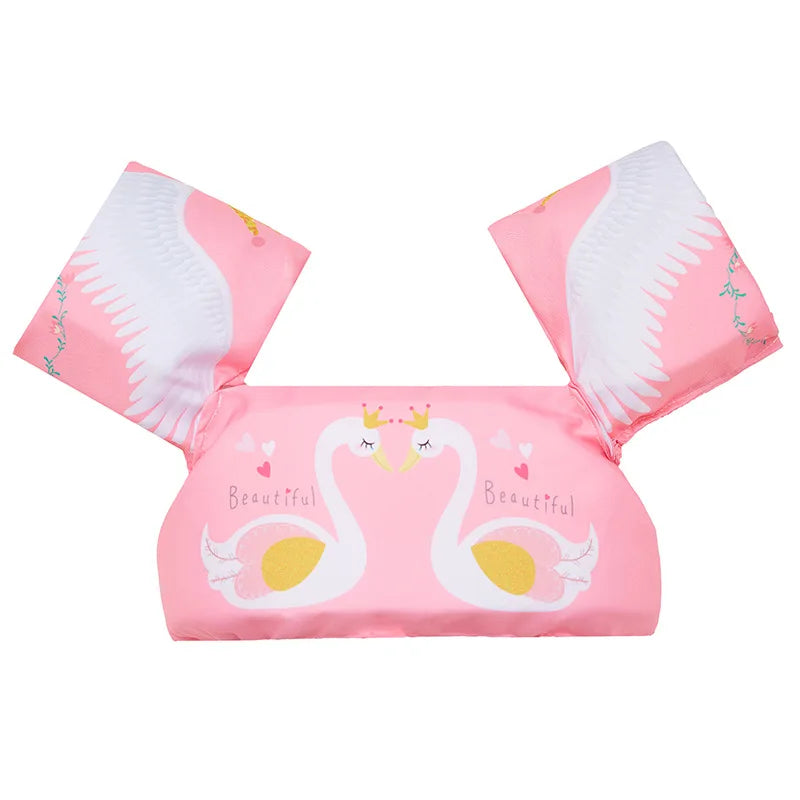 1Pc Pool Float Flamingo Swimming Vest Swimming Ring Summer Water Amusement Equipment Not Inflating Buoyancy Armbands