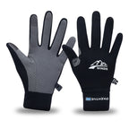 Men's Lightweight Summer Ice Silk Full-Finger Quick-Dry Touchscreen Sports Fishing Sun Protection Driving Cycling Gloves for Wom