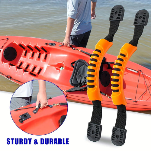 (Pack of 2) Kayak Handles, Kayak Grab Handles Kayak Carry Replacement Handles Kayak Replacement Parts for Canoe Kayak Boat
