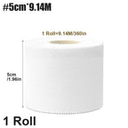 2.5/3.8/5cm 9.1Meters Sport Athletic Waterproof Cotton White Boxing Adhesive Tape Strain Injury Support Sport Binding Bandage