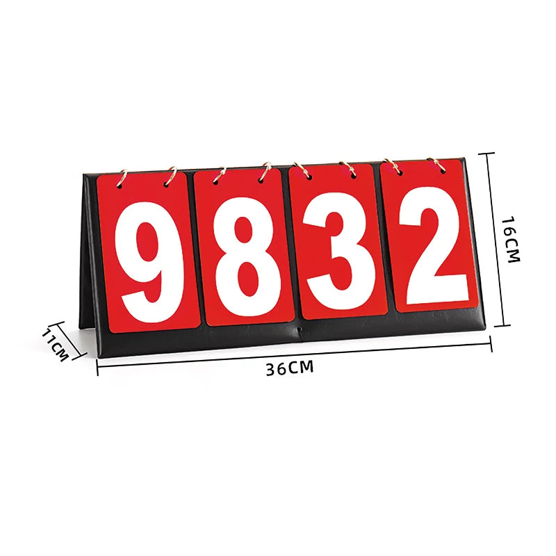 1PC Scoreboard Tabletop Scoreboard Score Keeper Portable Basketball Score Counter For Basketball Badminton Volleyball【AliS8】