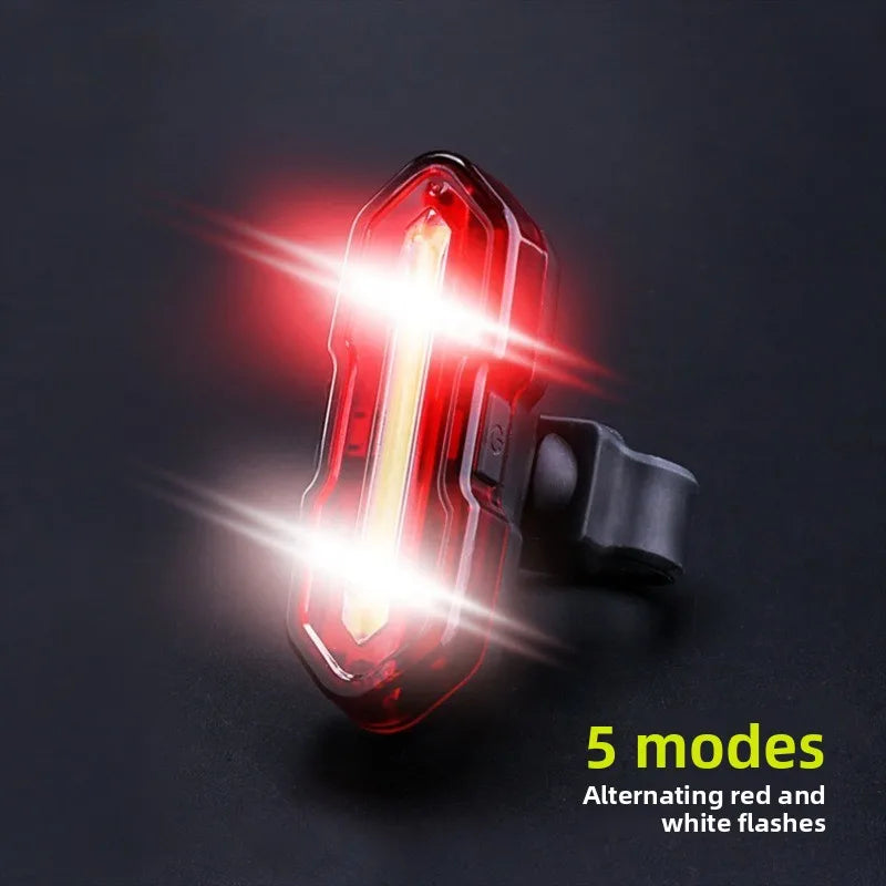 Bicycle Taillight USB Rechargeable MTB Road Bike Light Waterproof Cycling Rear Light 5 Modes LED Night Riding Bike Accessories