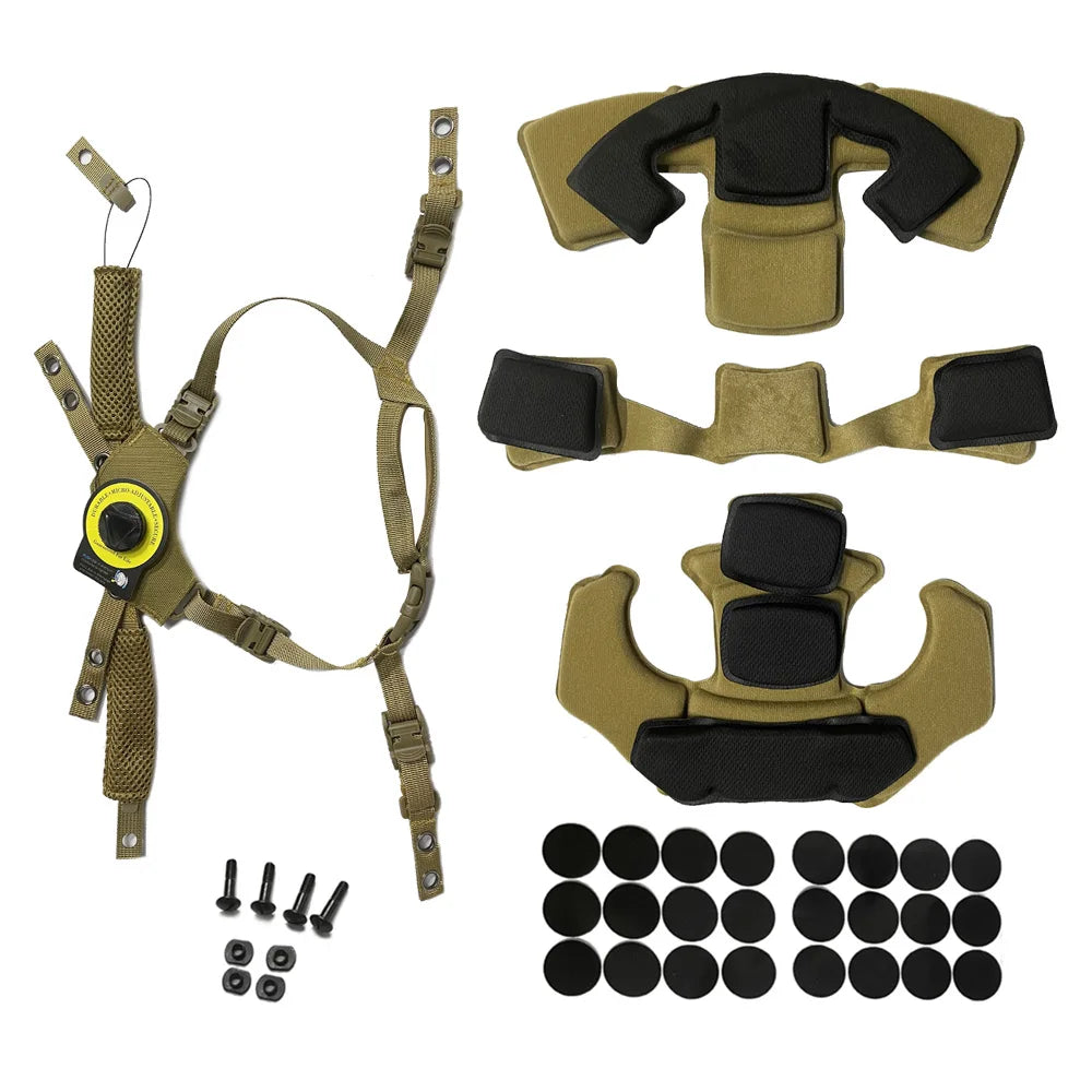 Tactical Airsoft Paintball Helmet Suspension System Protective Pads Gen1 Memory Foam Pad for Wendy Fast MICH ACH Helmet