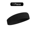 WOSWEIR-Cotton Athletic Headband Elastic Sweatbands Basketball Sports Women Men Gym Fitness Sweat Hair Band Volleyball Tennis