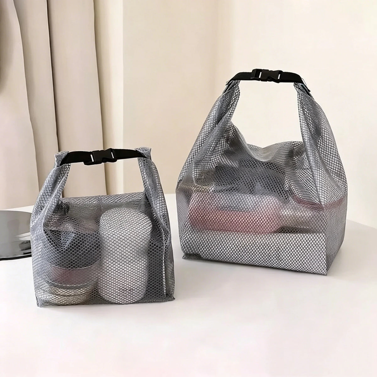 Waterproof Storage Bag, Fitness Clothing, Swimming Bathroom, Large Capacity Drawstring, Men's And Women's Outdoor Toiletries Bag
