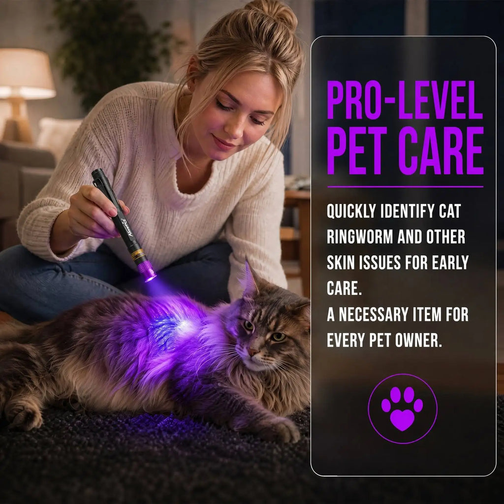 365nm/395nm Mini UV Pen Light Led Flashlight Blacklight Torch Cat Dog Pet Stain Tinea Ink Money Ore Jade Scorpion Detection Lamp