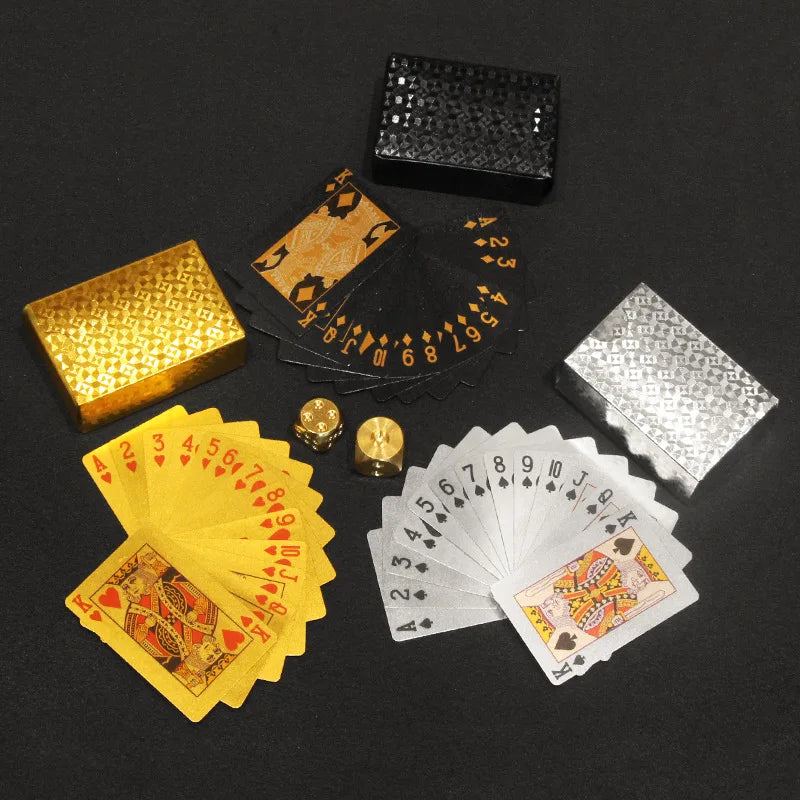 Multiple styles Color Playing Card Game Card Group Waterproof Poker Suit Magic Dmagic Package Board Game Gift Collection ﻿