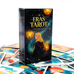 Eras Tarot Deck Starry Galaxy Cosmic Themed Tarot Cards Mystic Space Witch Divination Board Game Fate Reading Meditation Cards