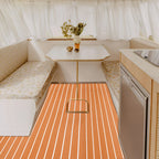 2400X900x6mm Self-Adhesive EVA Foam Decking Sheet Faux Teak Synthetic Boat Marine Flooring Accessories