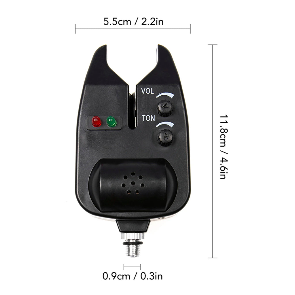 NEW Lixada Adjustable Retractable Carp Fishing Rod Pod Stand Holder Fishing Pole Pod Stand with 3 Bite Alarms Swingers Indicator