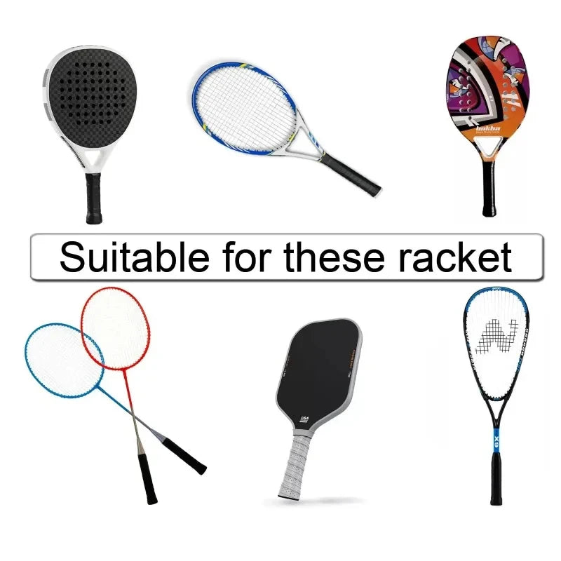Shock Absorption Anti‑Slip Sport Overgrip Tape Sweatproof Grip Tape for Tennis, Badminton & Sports Equipment with Sweatband