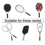 Shock Absorption Anti‑Slip Sport Overgrip Tape Sweatproof Grip Tape for Tennis, Badminton & Sports Equipment with Sweatband