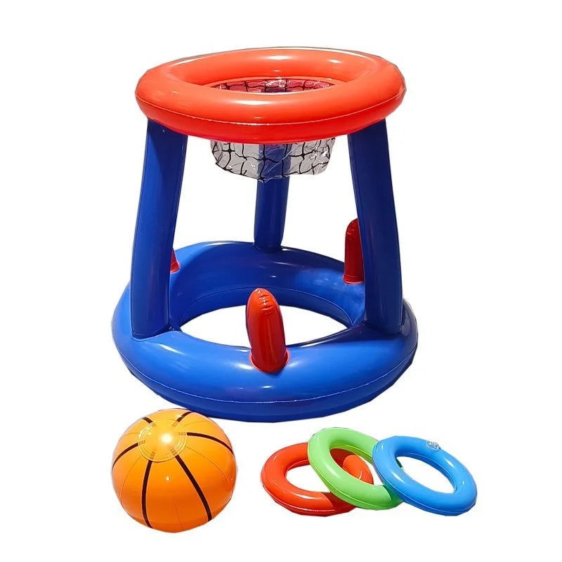 Water basketball hoop. Wholesale of cross-border inflatable water toys. Inflatable basketball hoop with interactive