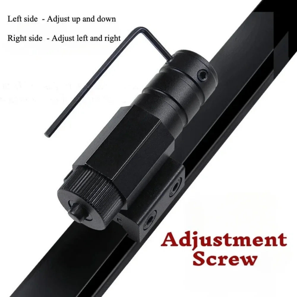 Adjustable Red Dot Positioning Pointer Universal Picatinny Mount Locator Outdoor Long Range Auxiliary Positioning Calibration