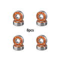 8pcs Bearings ILQ-11 High-Speed Bearings Are Suitable for Skateboard Long Board Inline Roller Skates and Ice Skates with Low Noi