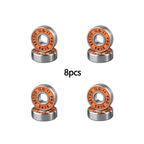 8pcs Bearings ILQ-11 High-Speed Bearings Are Suitable for Skateboard Long Board Inline Roller Skates and Ice Skates with Low Noi