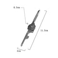 8 in 1 Multi Tool Keychain for Camping Survival Folding Screwdriver Bottle Opener Compact Outdoor Utility Pliers with Keychain