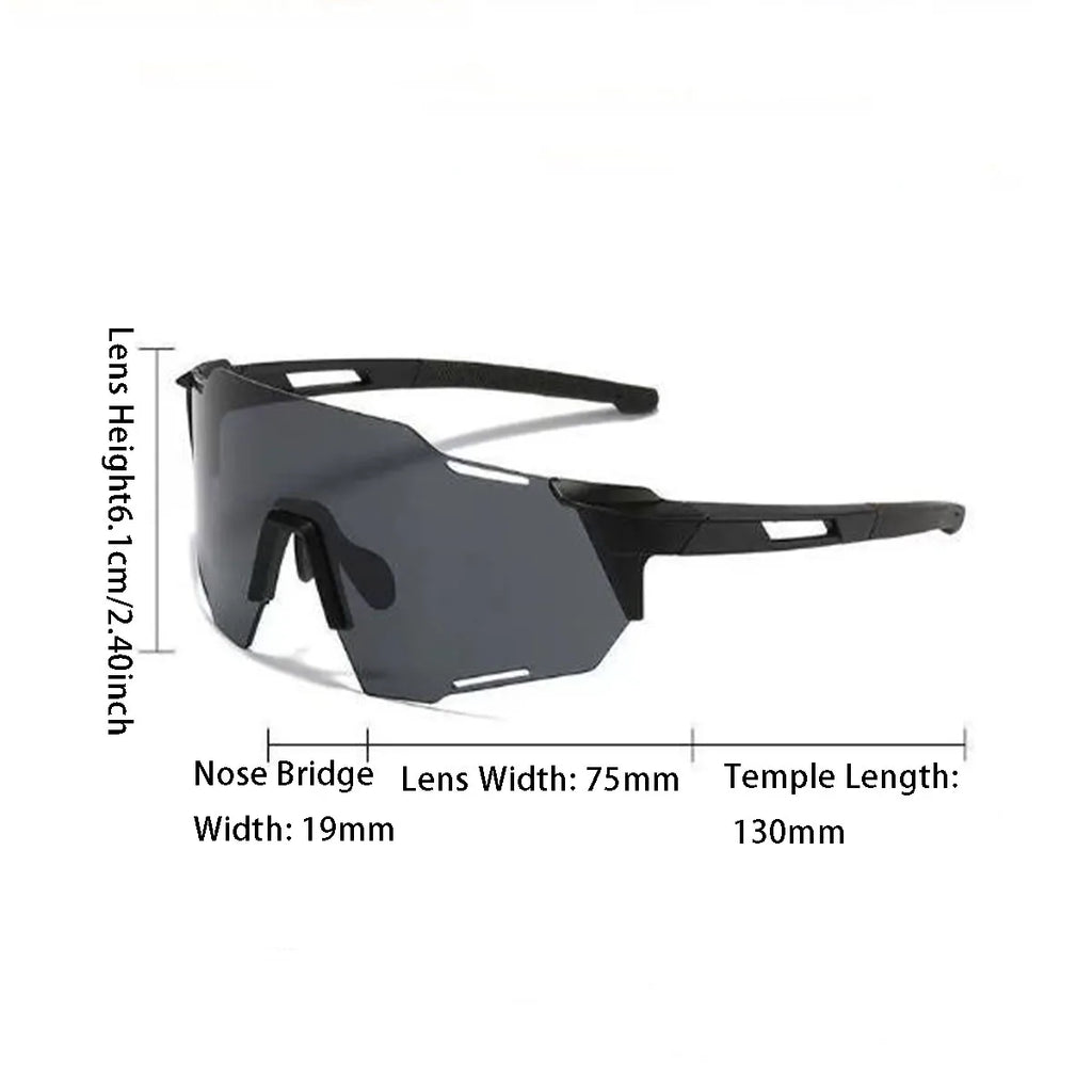 Men Women Photochromic Cycling Glasses UV Protection Windproof Sports Running Outdoor Sunglasses