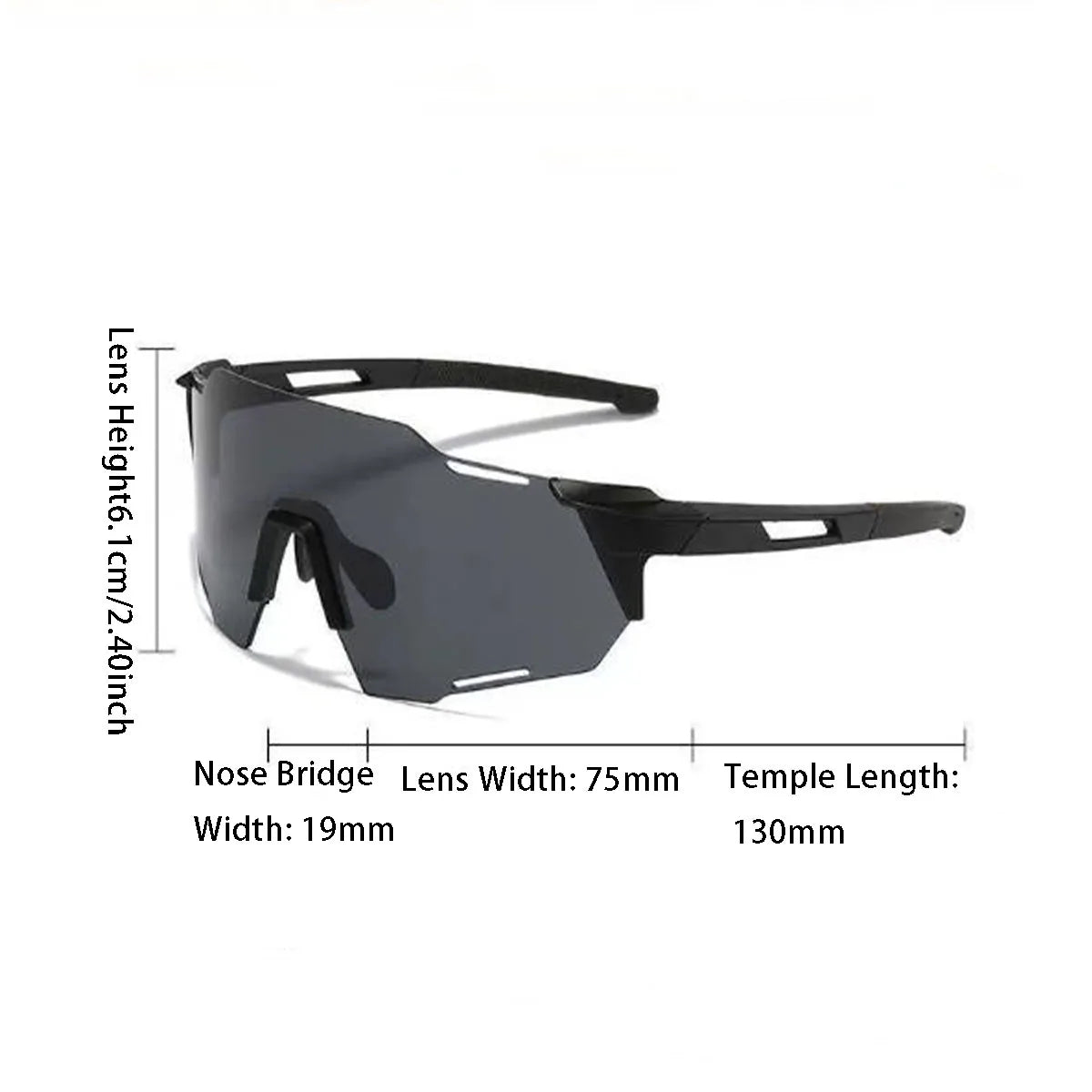 Men Women Photochromic Cycling Glasses UV Protection Windproof Sports Running Outdoor Sunglasses