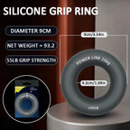 Silicone Hand Trainer Finger Gripper Ring Hand Power Gripper Ring Stress Relief Gym Home Workout Exercise Fitness Equipment