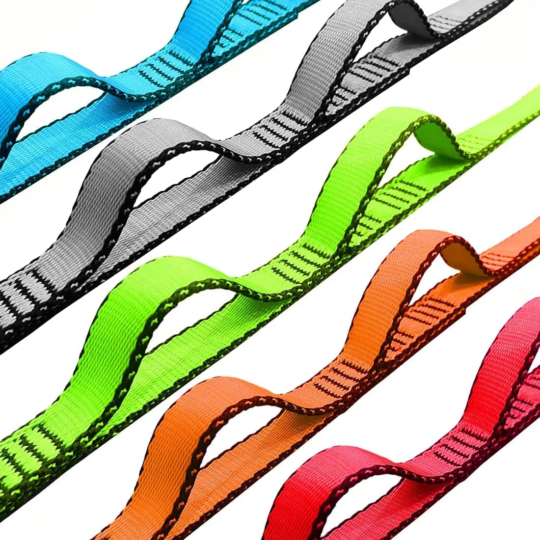 Daisy Chains Yoga Hammock Extension Strap Adjustable Nylon Climbing Sling Fitness Pilates and Exercise Extend Strap