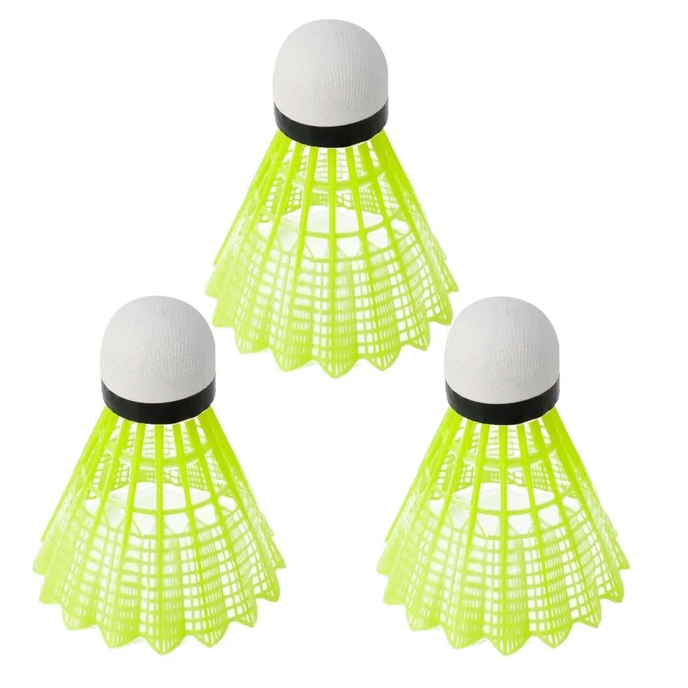 Nylon Badminton Shuttlecocks with Great Stability Durability Indoor Outdoor Sports Training Balls