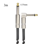 6.35mm Audio Cables TRS 1/4 inch 6.5mm Audio Cable For Electric Guitar Bass 1.5m 3m Gold Plated Shielded Low Noice Jack Cable