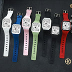 Fashion Sports Watches for Men Women Waterproof LED Sports Watches Spaceman Multifunction Clock Student Electronic Wristwatch