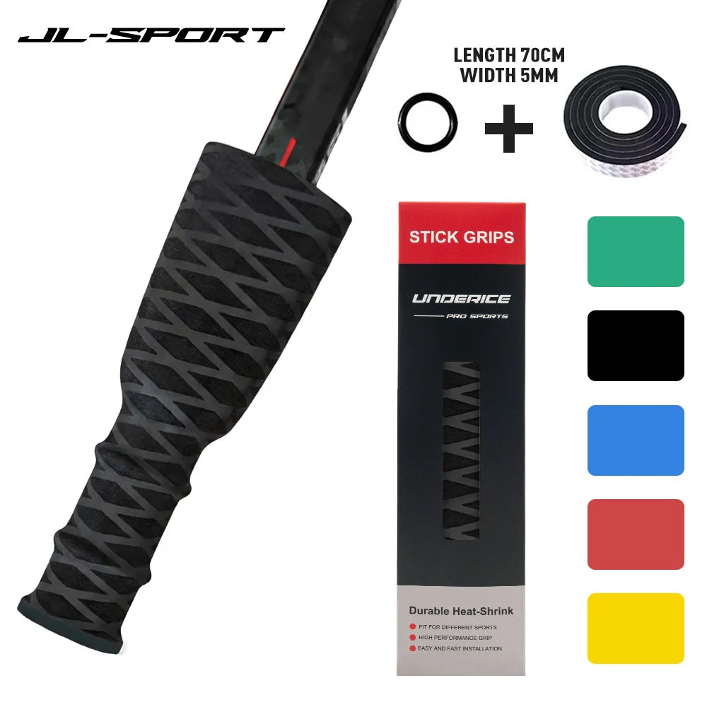 Ice Hockey Sticks Heat Shrinkable Sleeve Hockey Stick Grip Non-Slip Fishing Rod Training Badminton Hockey Equipment Accessories