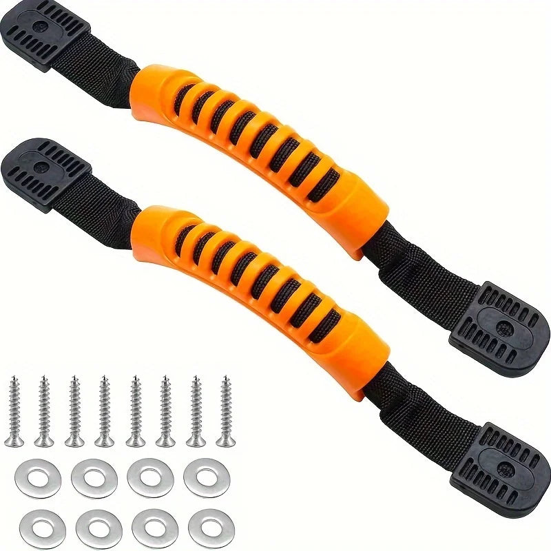 (Pack of 2) Kayak Handles, Kayak Grab Handles Kayak Carry Replacement Handles Kayak Replacement Parts for Canoe Kayak Boat