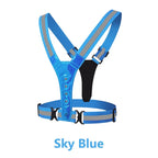 Adjustable Elastic Flashing LED High Visibility Reflective Vest Outdoor Sports Cycling Safety Night Running Vest