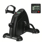 Mini Exercise Bike, Under Desk Bike Pedal Exerciser Portable Foot Cycle Arm & Leg Peddler Machine With LCD Screen Displays