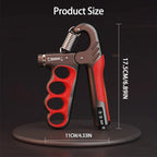 Grip Strength Trainer – Adjustable Resistance Hand Grip Strengthenerwith Auto Electronic Counter | Forearm & Finger Exerciser for Athletes, Musicians, Injury Recovery