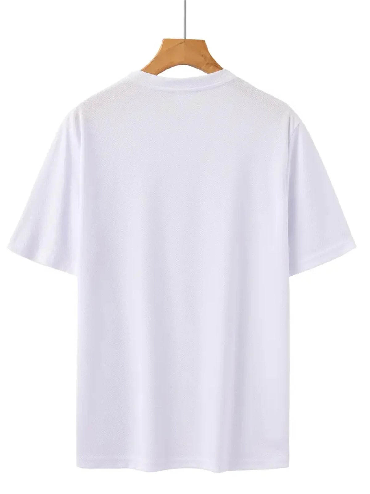Leisure Hit Product Men'S Summer T-Shirt White Sport Stripes Design Fashion Design Printed T-Shirt Fitness Casual Leisure