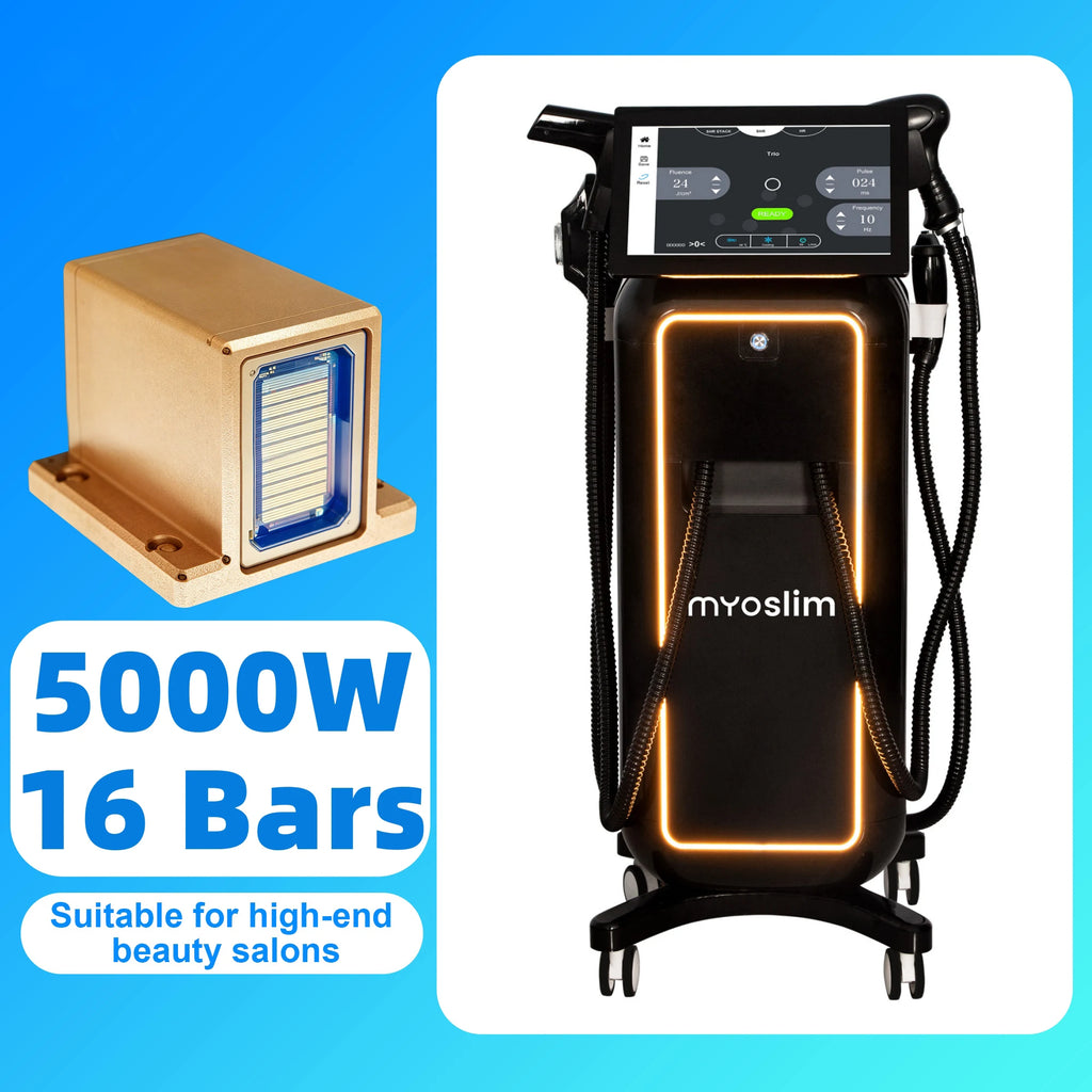 4 In 1 Diode Ice Titanium Laser FAC 5000W 4 Wavelength 755/808/940/1064NM Portable Device Soprano Body Hair Removal