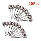 10/20/100Pcs Ball Air Needle Stainless Steel Pump Pin Basketball Inflating Pump Needle Football Inflatable Valve Adaptors Nozzle