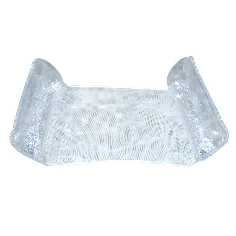 PVC Water Hammock Recliner Inflatable Floating Swimming Mattress Sea Swimming Ring Pool Party Toy Lounge Bed for Swimming