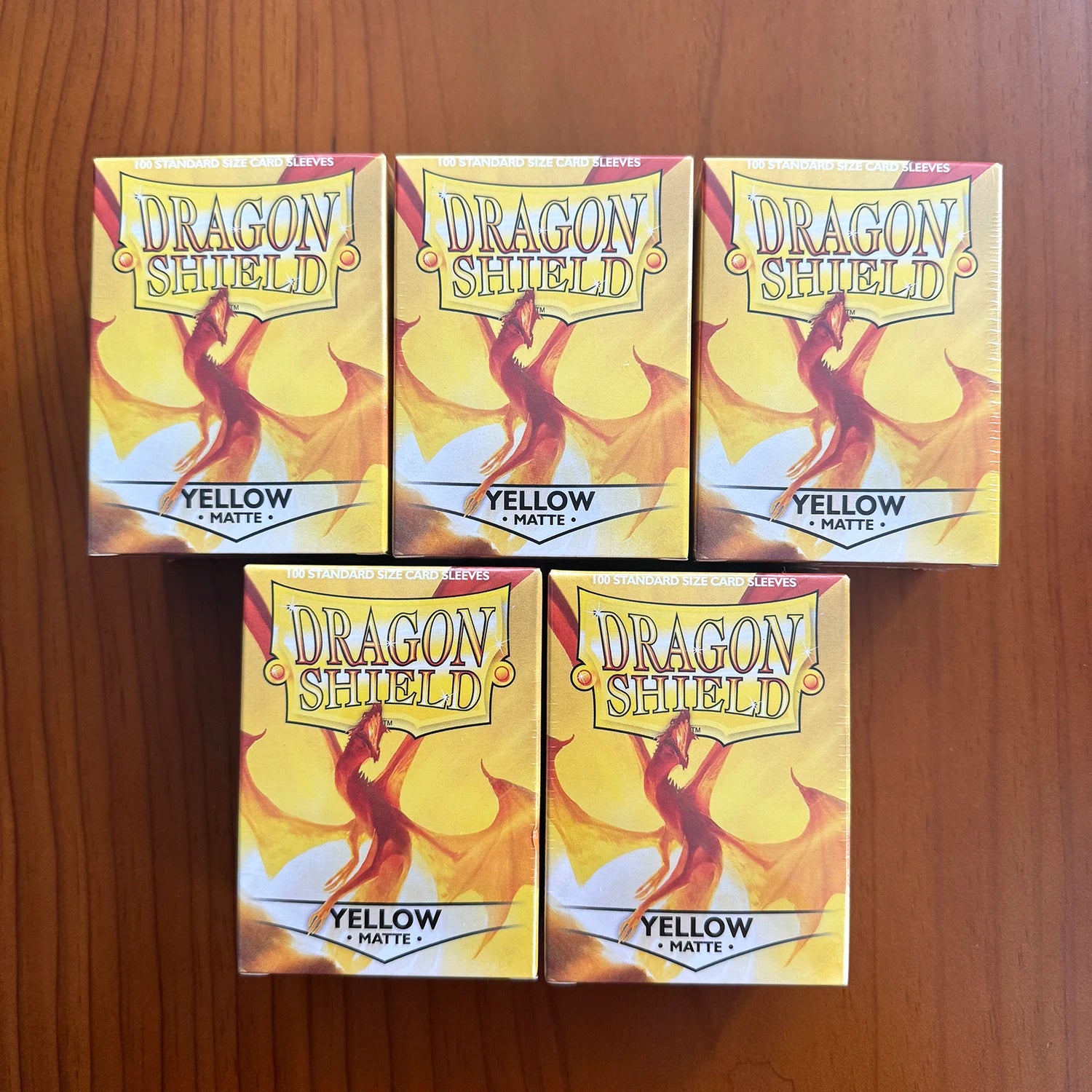 Dragon Shield Card Sleeves 5 Boxes Set - Premium Card Protection for Trading Cards Shipped Directly from US