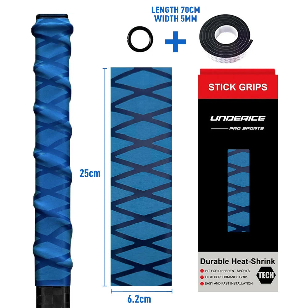 Ice Hockey Sticks Heat Shrinkable Sleeve Hockey Stick Grip Non-Slip Fishing Rod Training Badminton Hockey Equipment Accessories