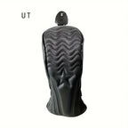 1pc/3pcs Golf Head Covers for Driver & Woods - Head cover, Designed to Fit All Woods and Drivers (Grain star style）
